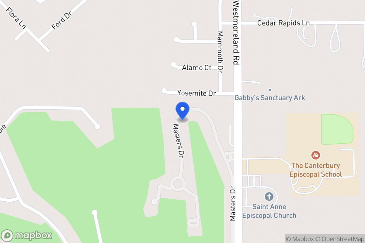 Map of 1825 Masters Dr