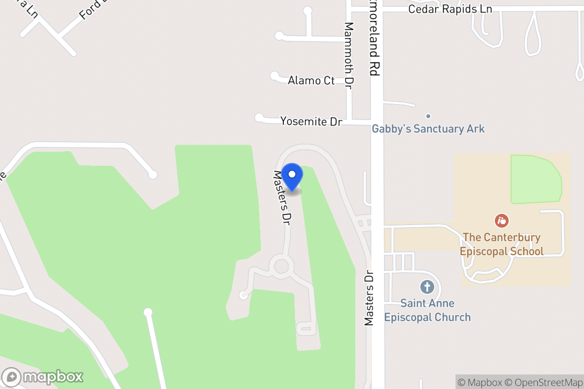 Map of 1848 Masters Dr