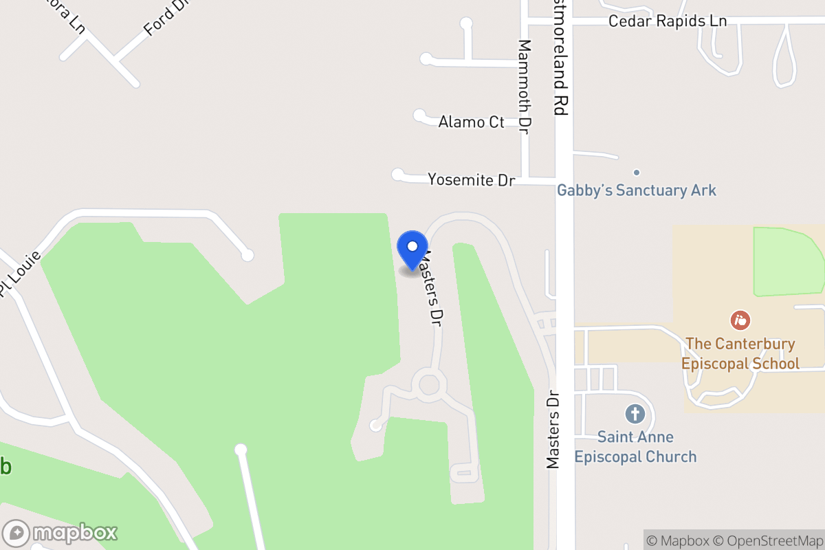 Map of 1845 Masters Dr
