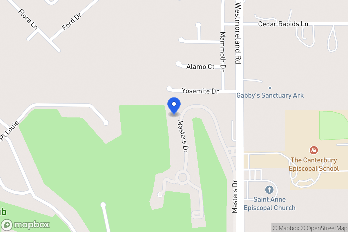 Map of 1836 Masters Dr