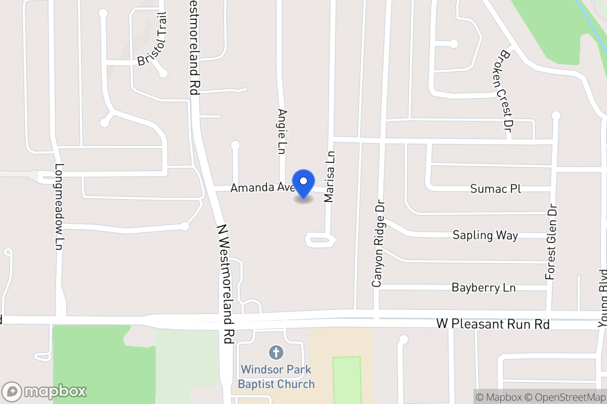 Map of 640 Amanda Ave