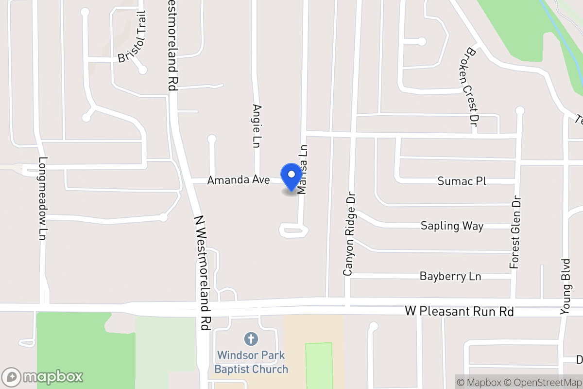 Map of 636 Amanda Ave