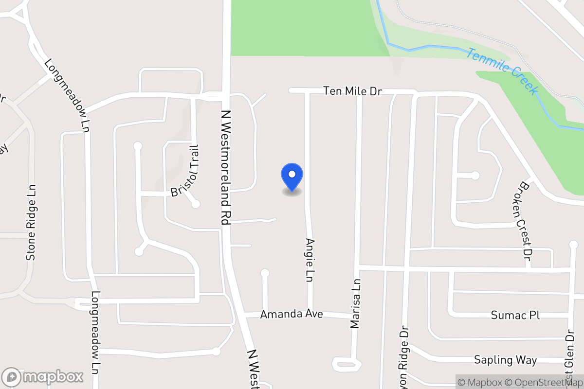 Map of 1021 Angie Ln
