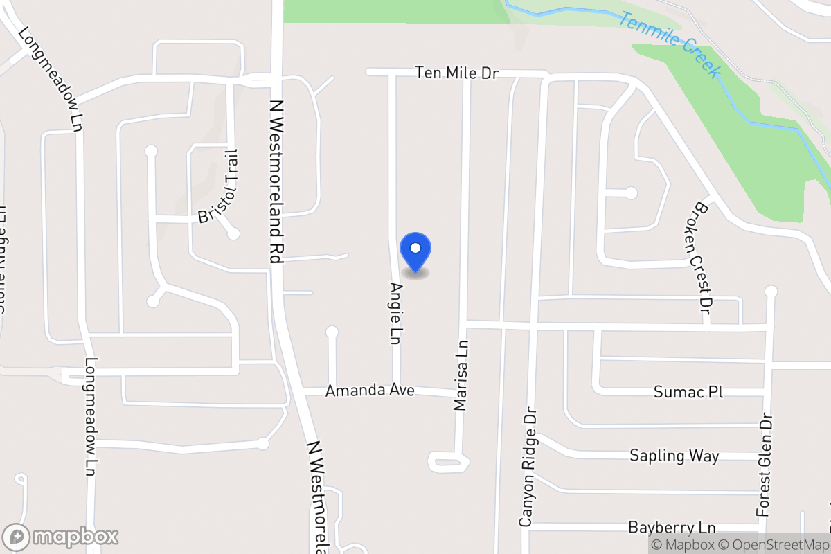 Map of 1008 Angie Ln