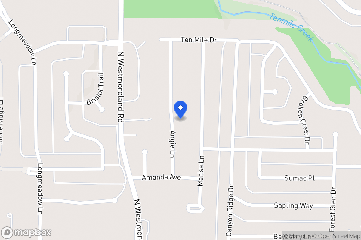 Map of 1012 Angie Ln