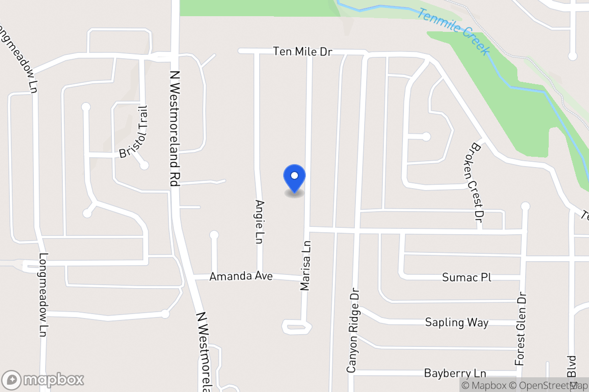 Map of 1009 Marisa Ln