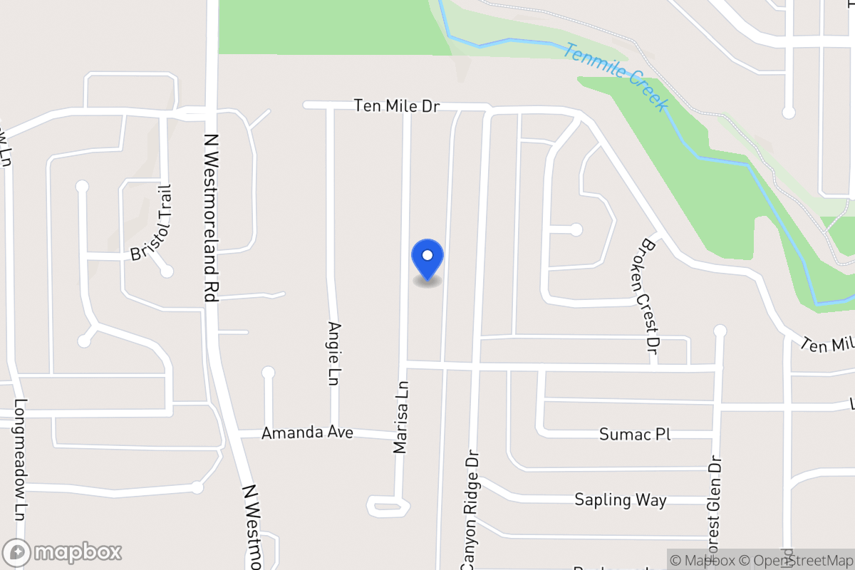 Map of 1012 Marisa Ln