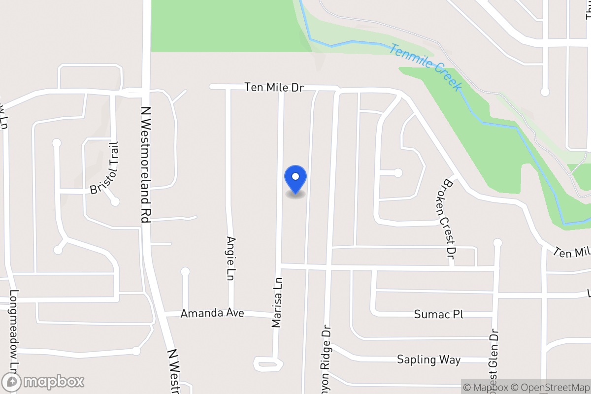 Map of 1016 Marisa Ln