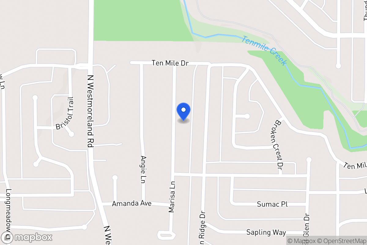 Map of 1020 Marisa Ln