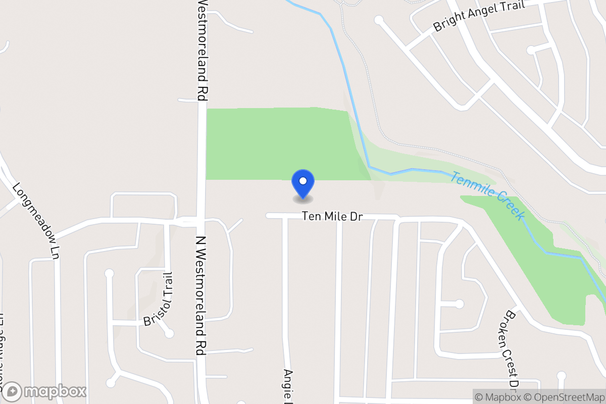 Map of 641 Ten Mile Dr