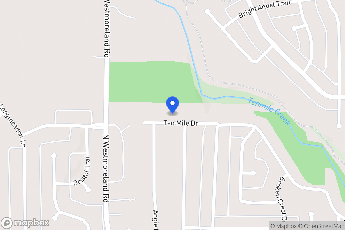 Map of 637 Ten Mile Dr