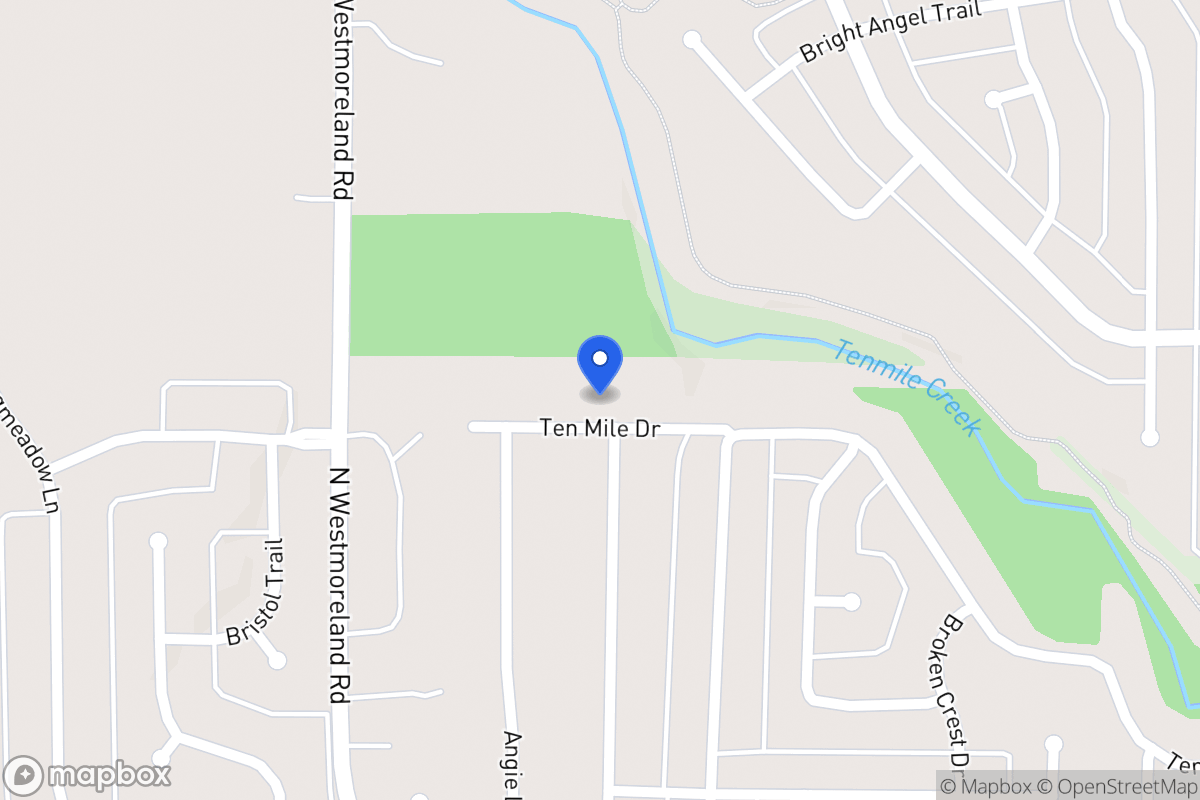 Map of 633 Ten Mile Dr