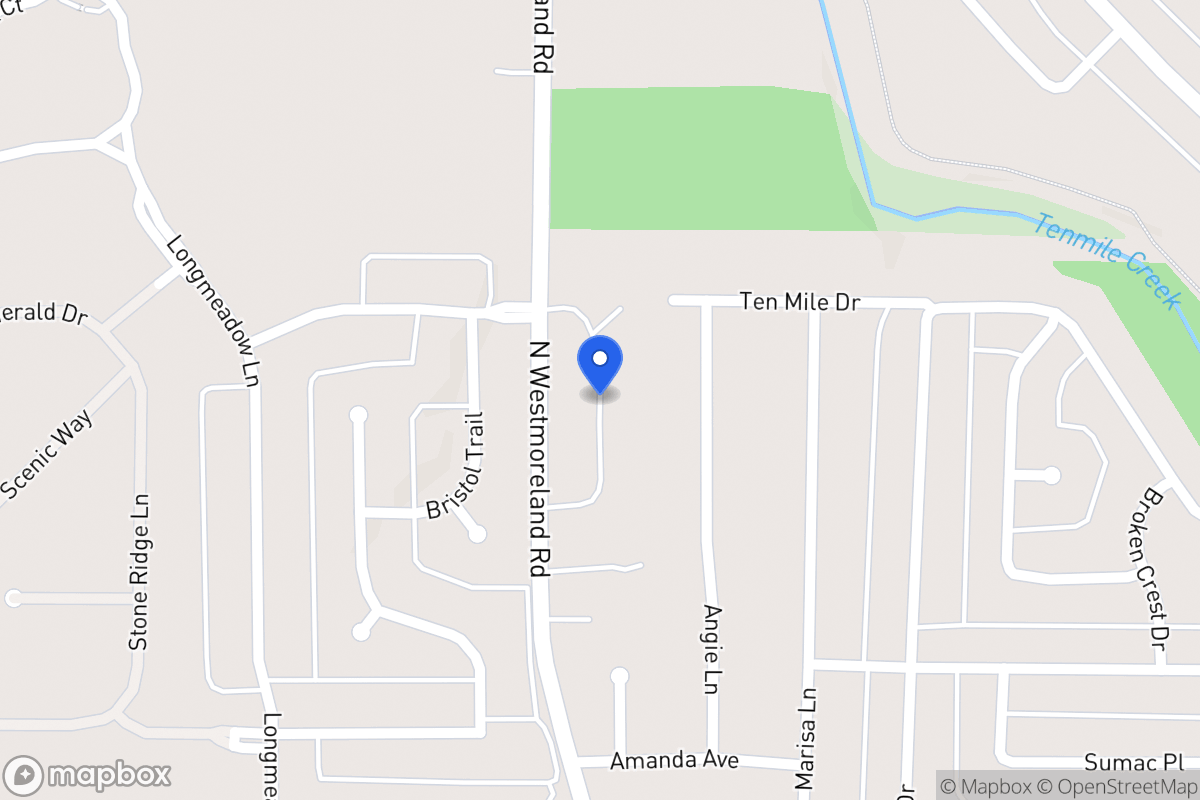 Map of 1120 Westmoreland Rd