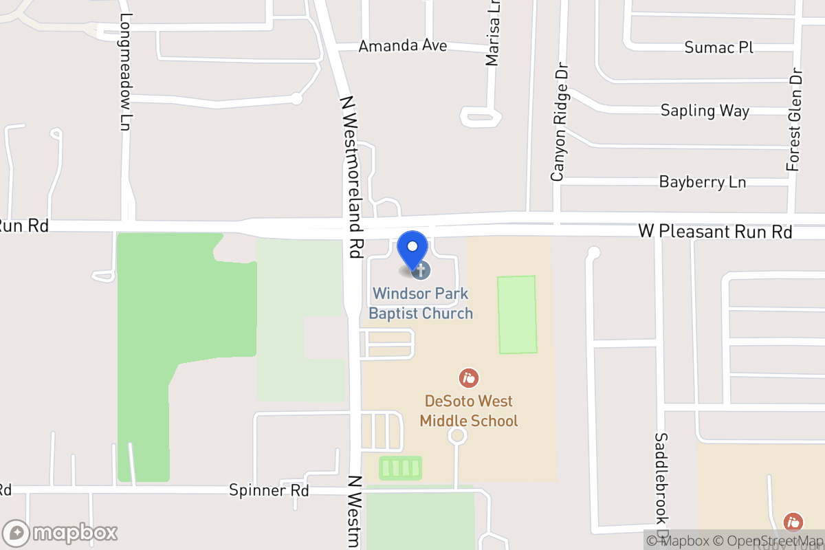 Map of 750 W Pleasant Run Rd