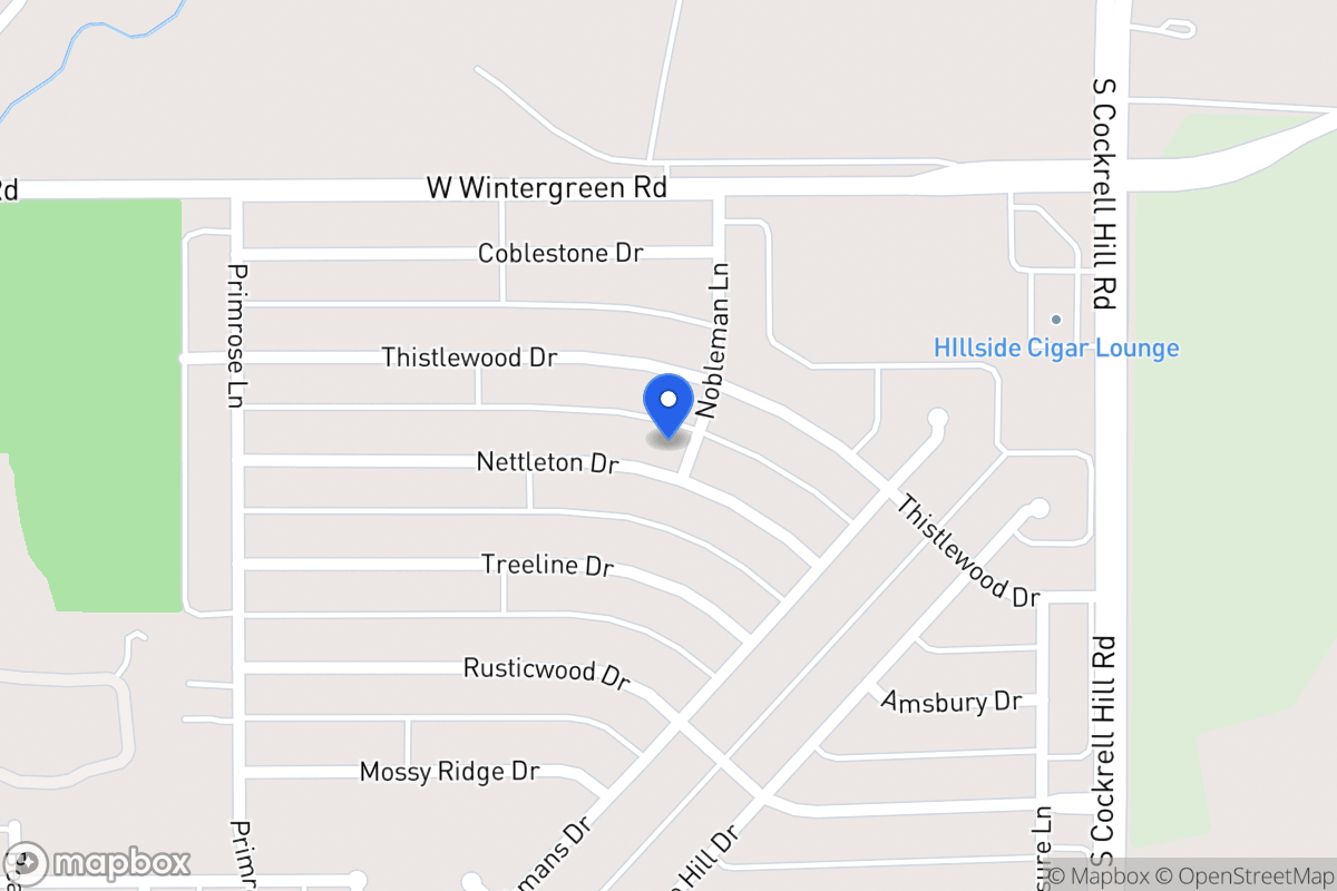 Map of 1401 Nettleton Dr