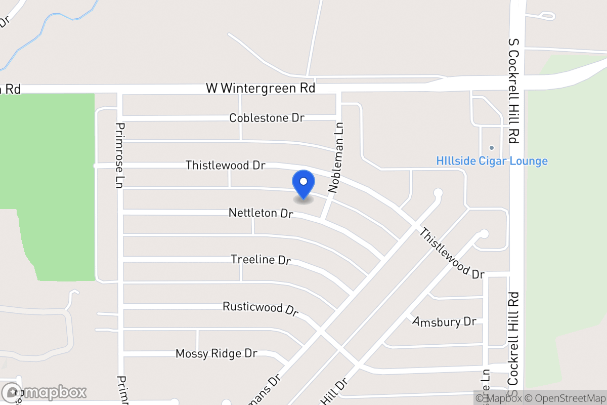 Map of 1405 Nettleton Dr