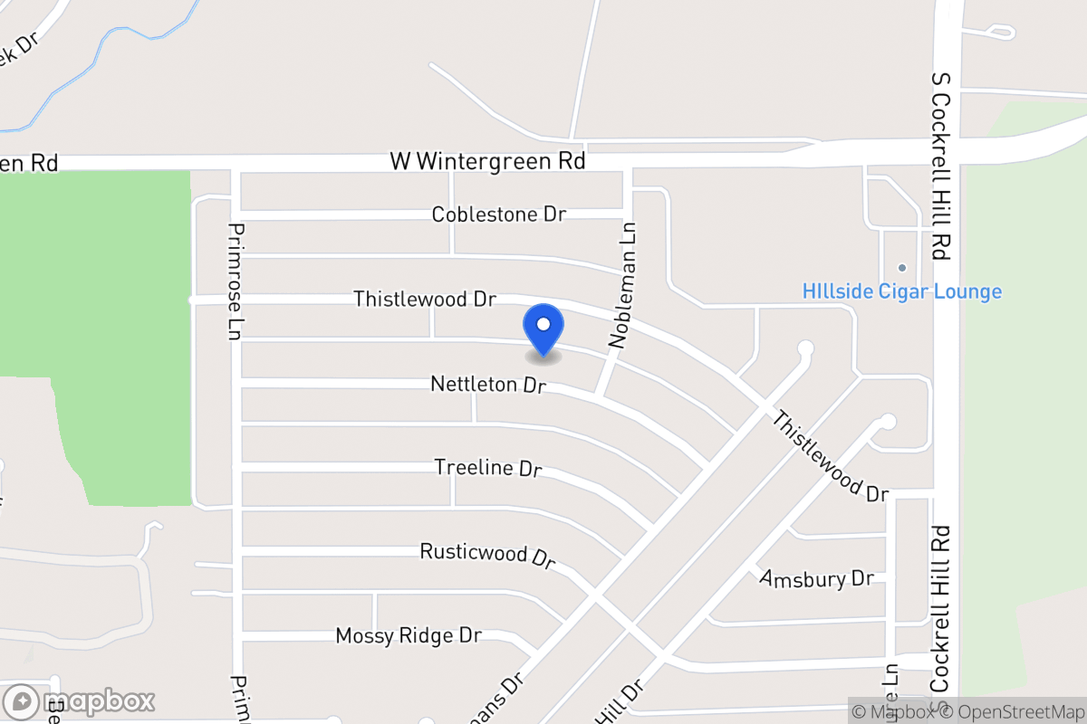 Map of 1409 Nettleton Dr