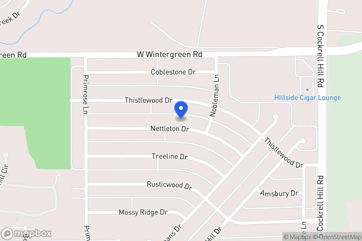 Map of 1413 Nettleton Dr