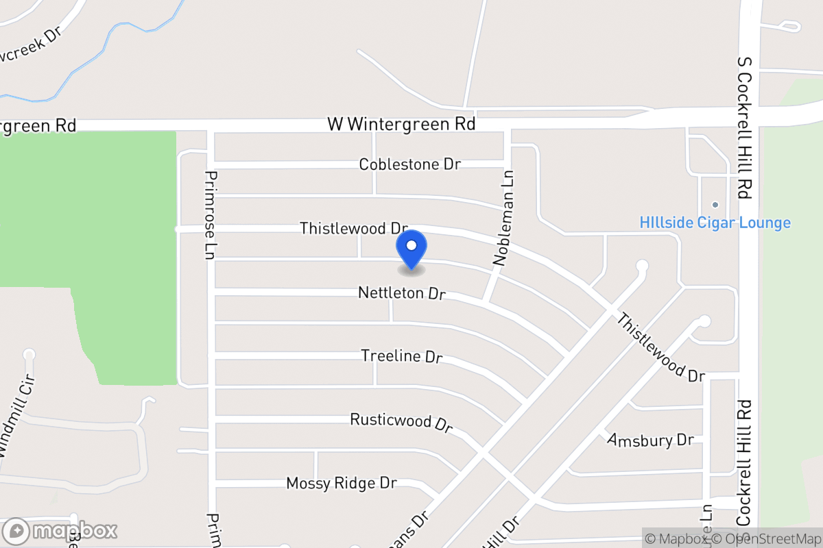 Map of 1417 Nettleton Dr