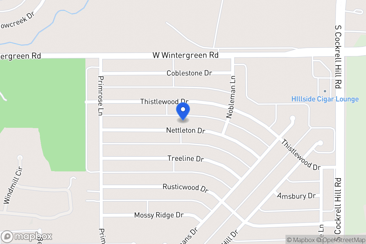 Map of 1421  Nettleton Dr   ,Desoto, Tx 751157741, Desoto