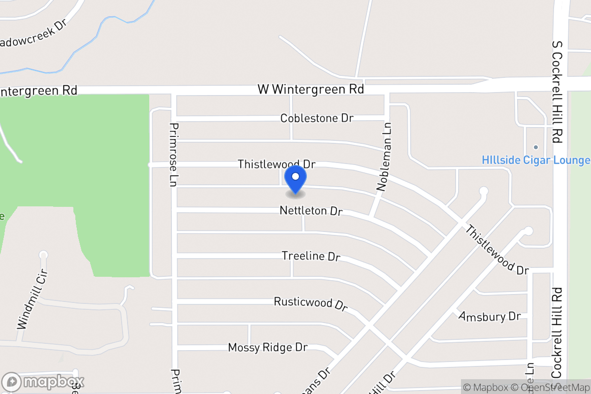 Map of 1425 Nettleton Dr