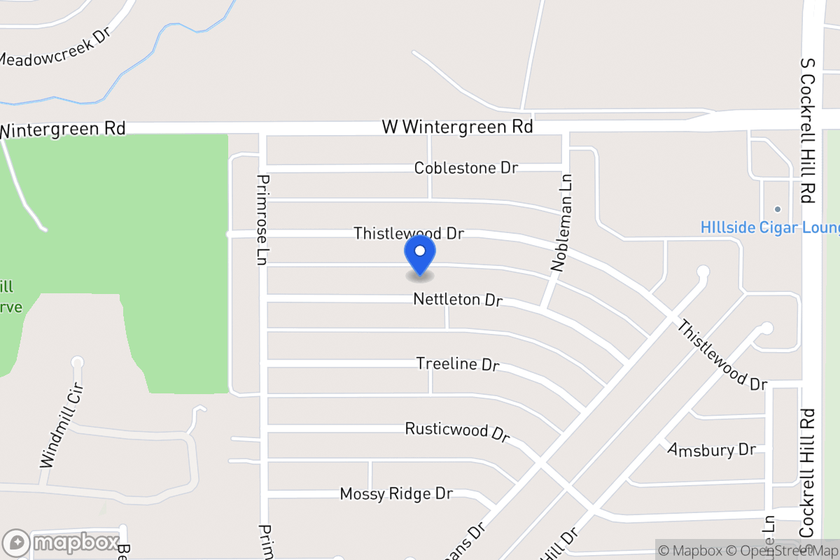 Map of 1429 Nettleton Dr