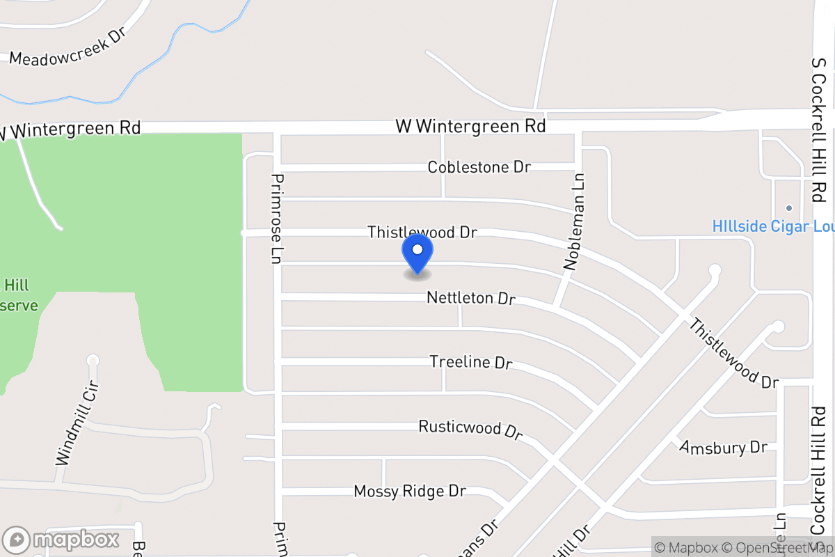 Map of 1501 Nettleton Dr