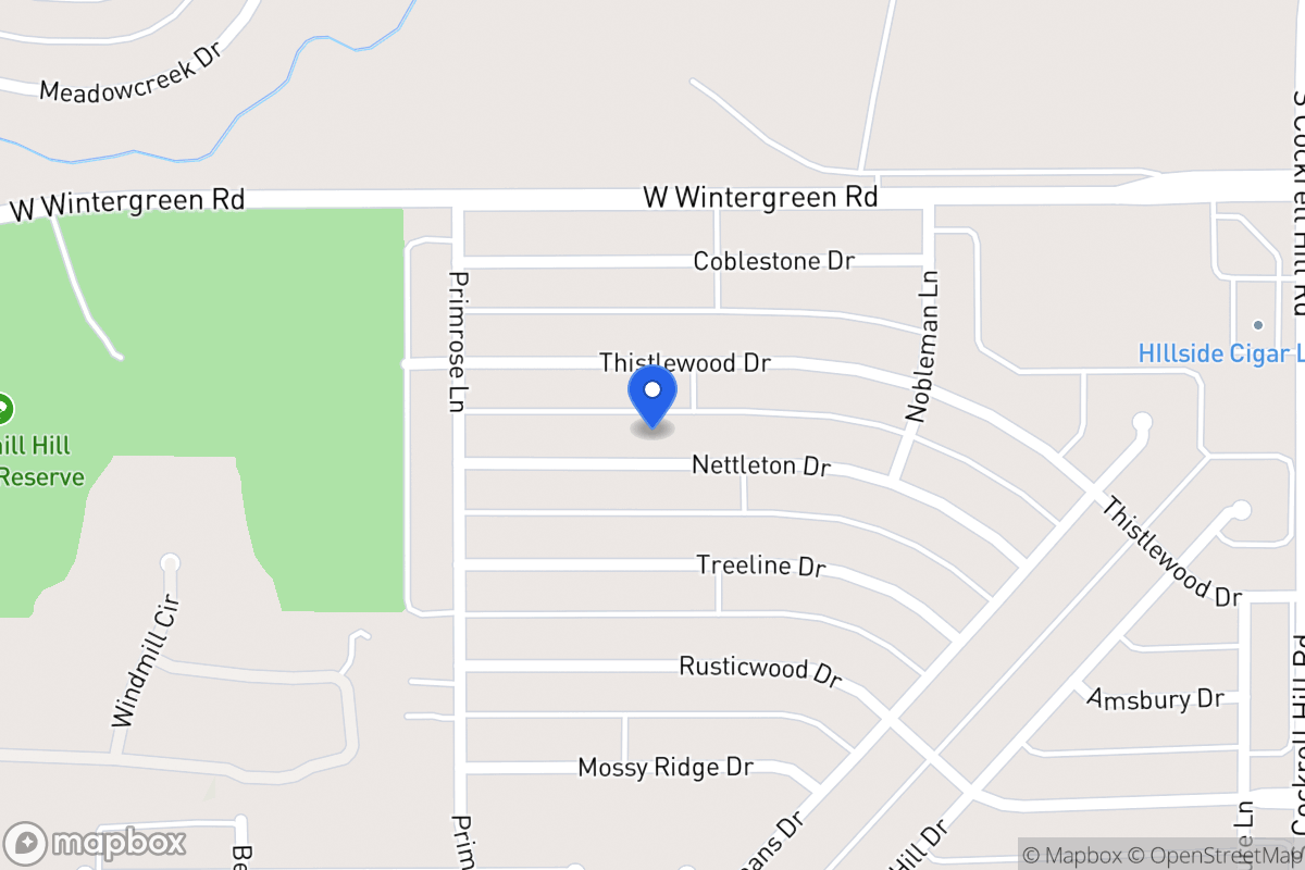 Map of 1505 Nettleton Dr