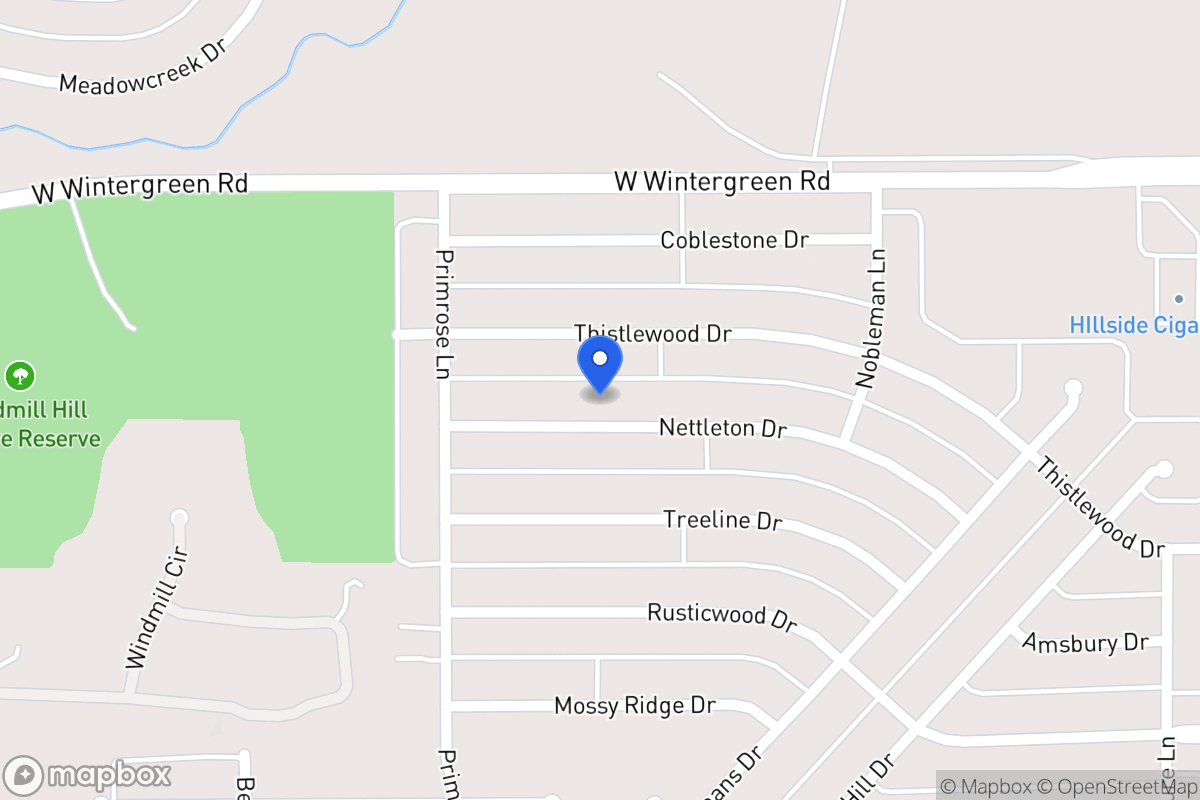 Map of 1509 Nettleton Dr