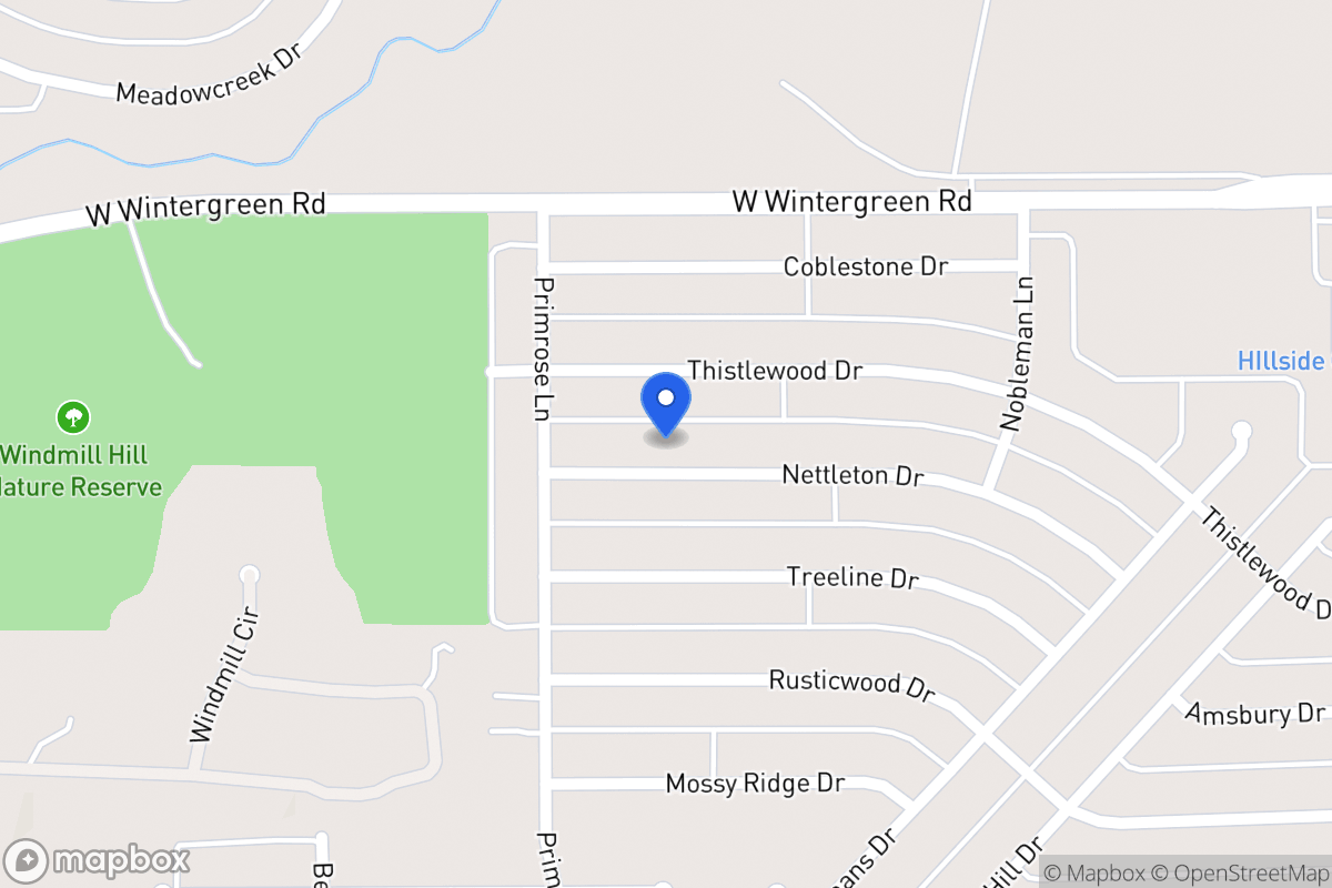 Map of 1517 Nettleton Dr