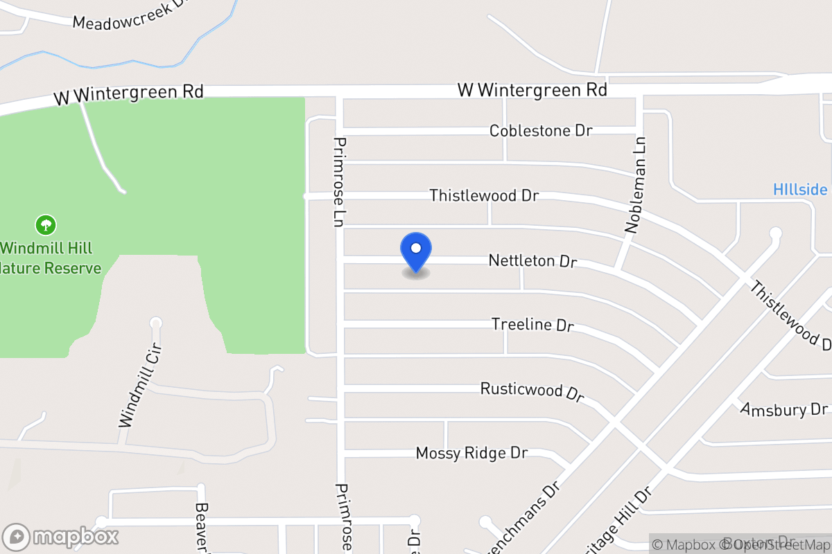 Map of 1516 Nettleton Dr