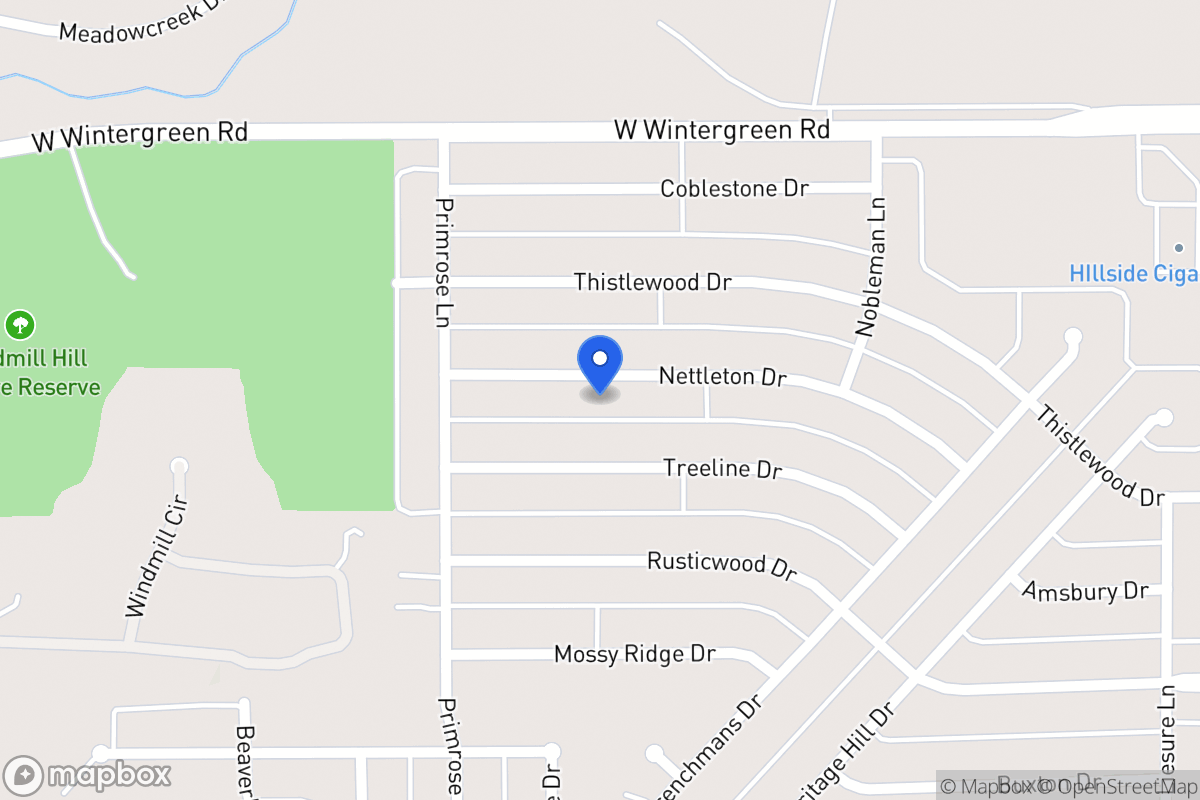 Map of 1508 Nettleton Dr