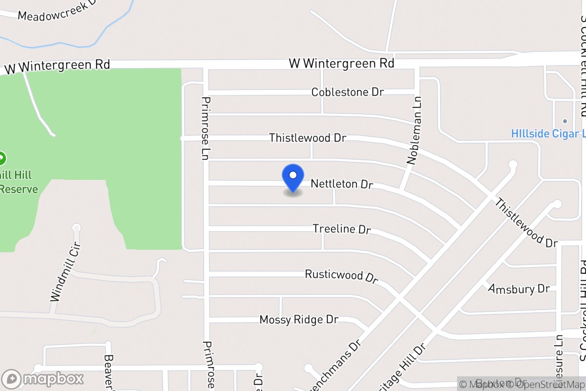 Map of 1504 Nettleton Dr