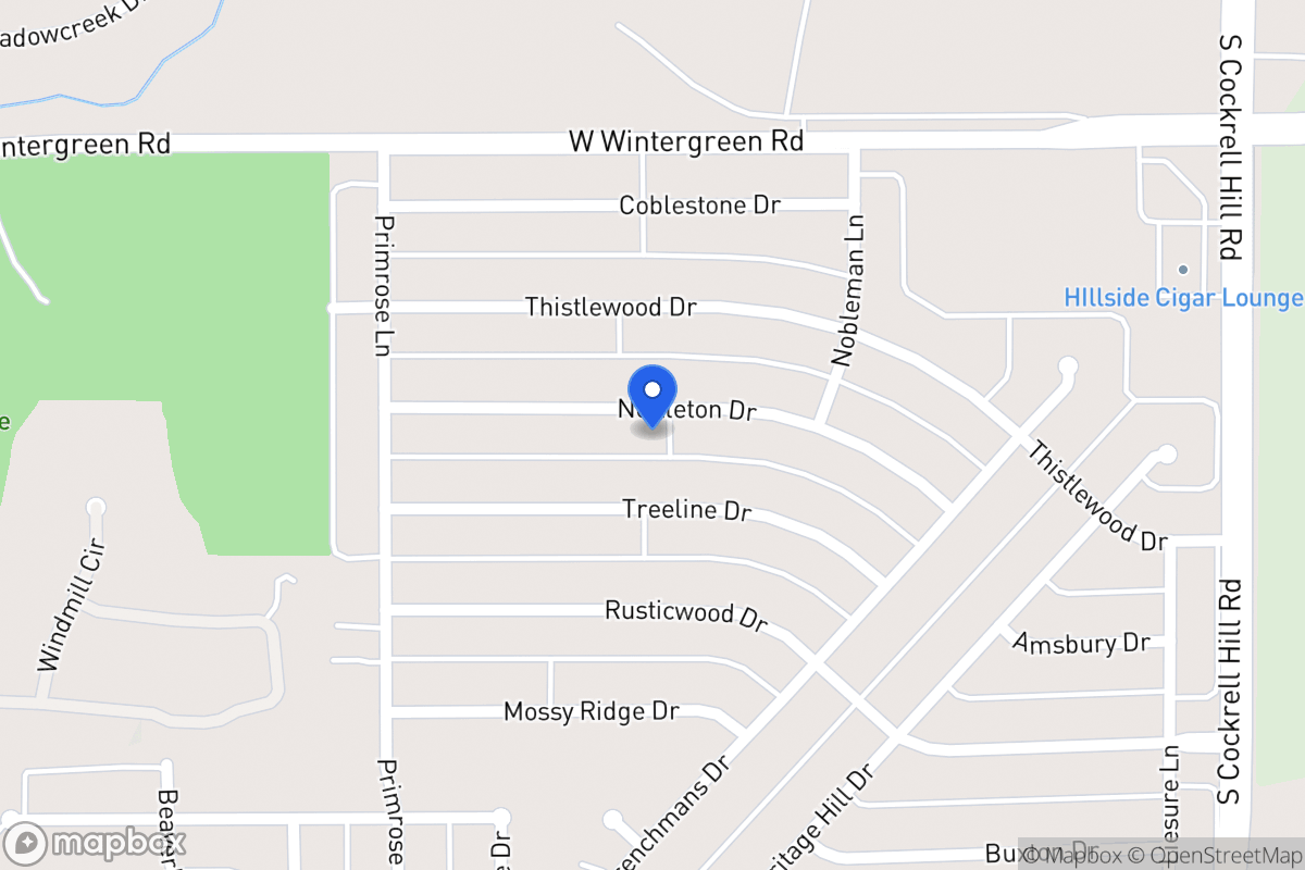 Map of 1424 Nettleton Dr