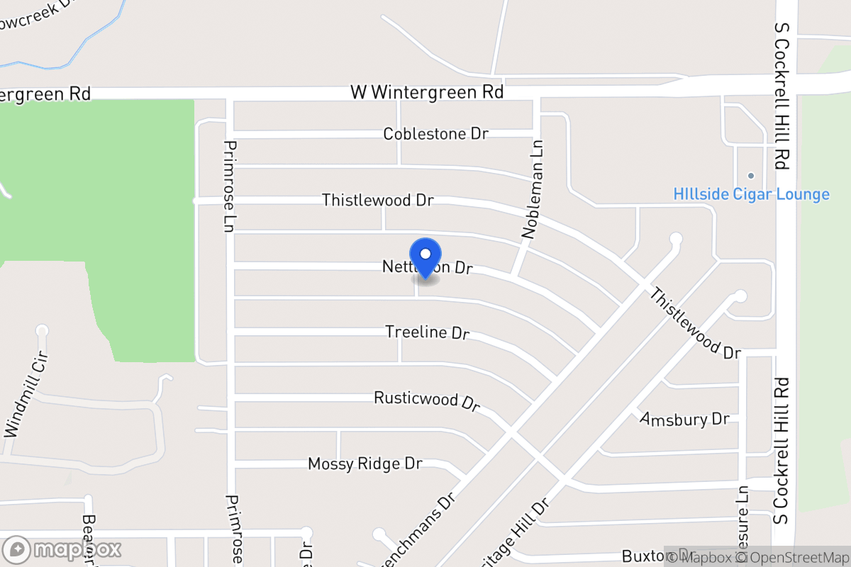 Map of 1420 Nettleton Dr