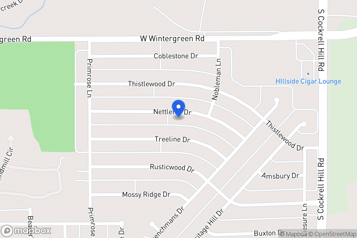 Map of 1416 Nettleton Dr