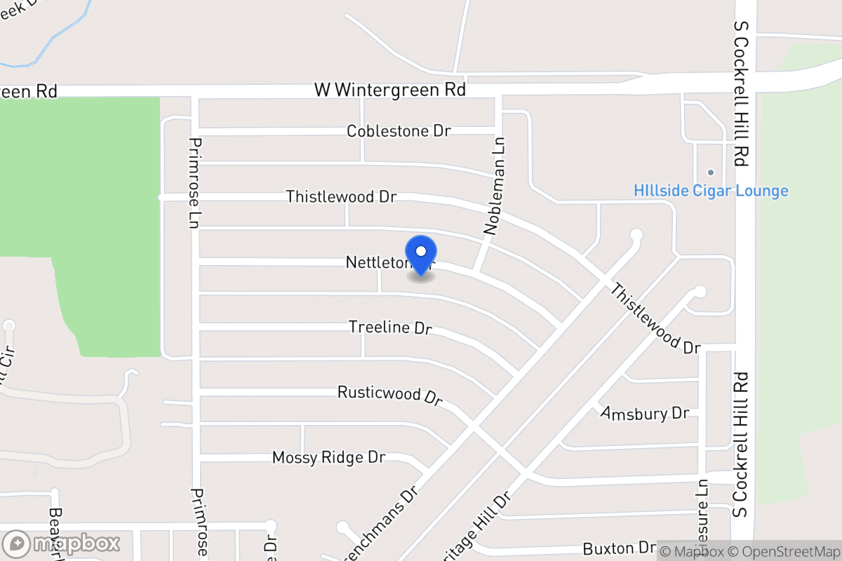 Map of 1412 Nettleton Dr