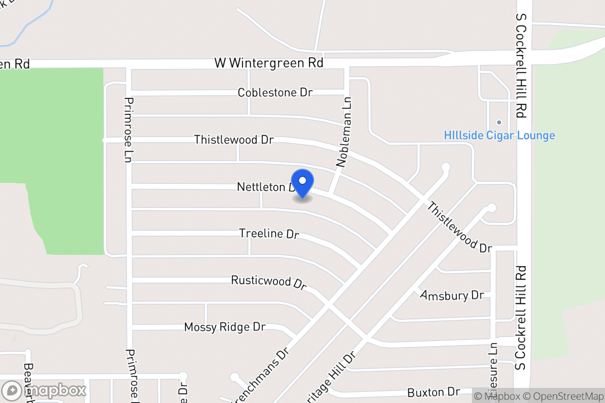 Map of 1408 Nettleton Dr