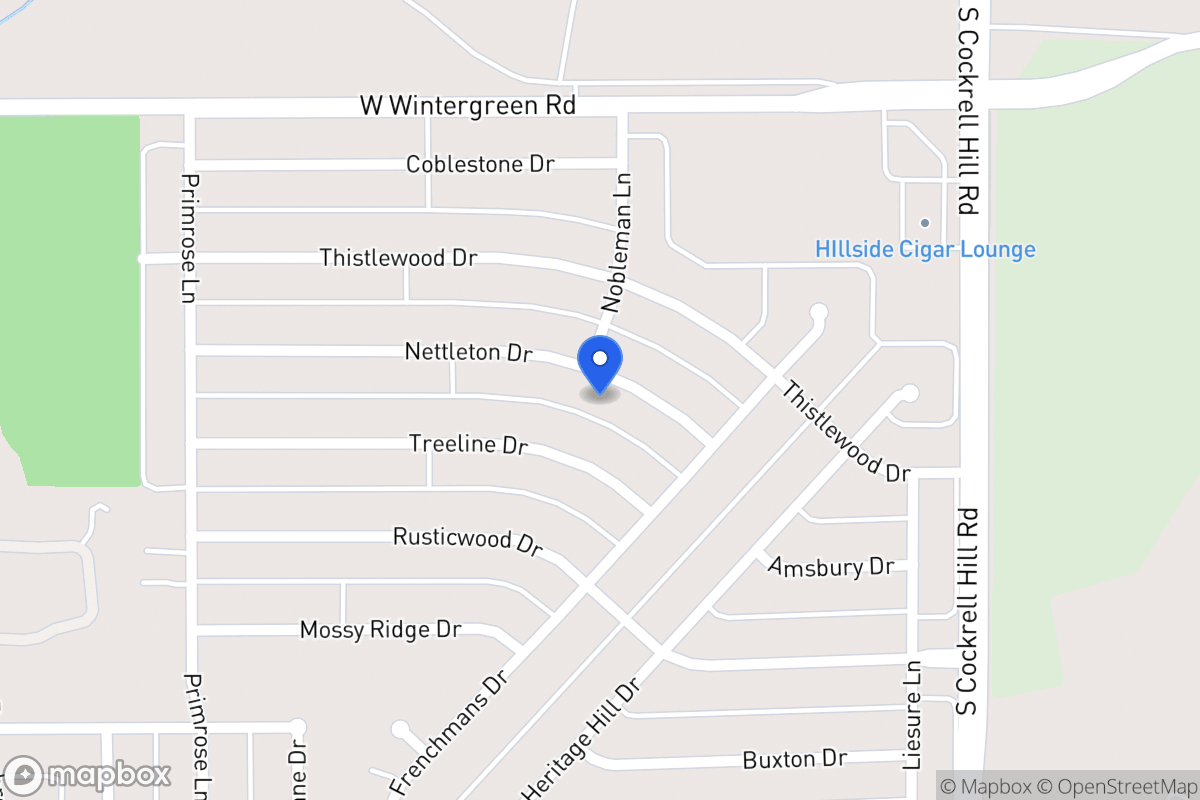 Map of 1336 Nettleton Dr