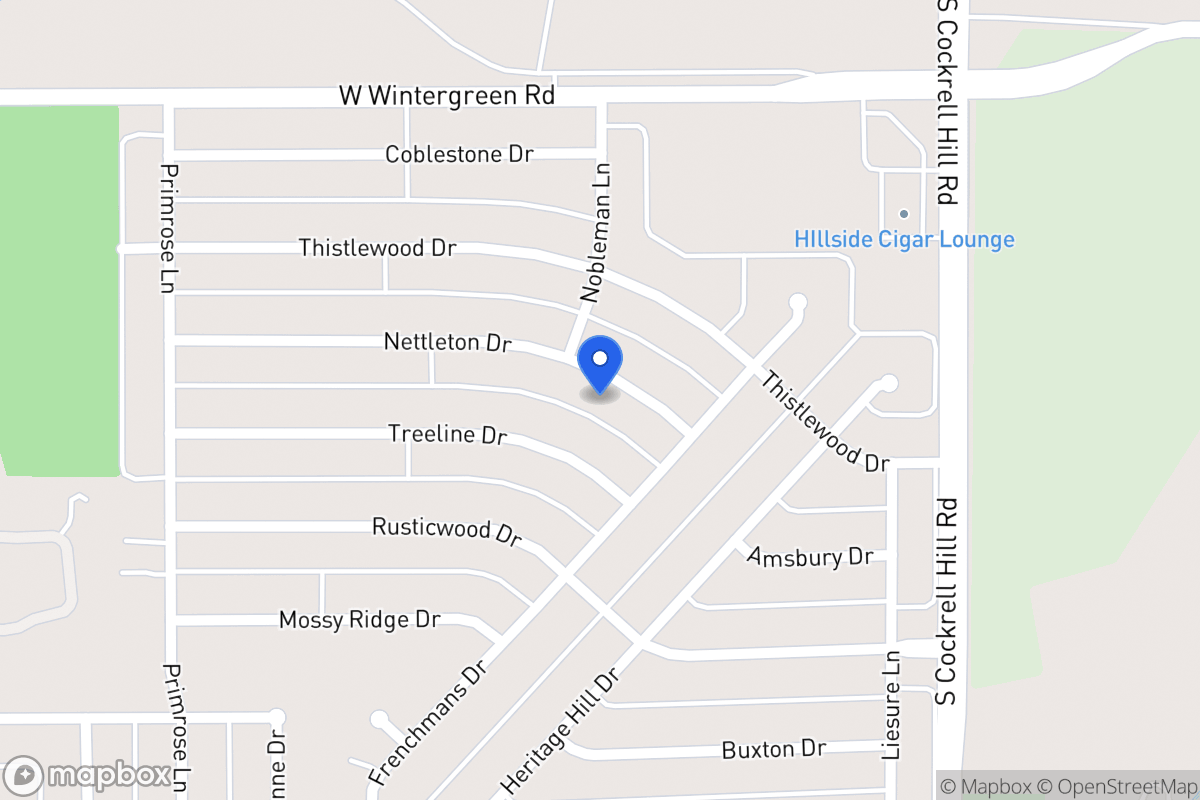 Map of 1332 Nettleton Dr