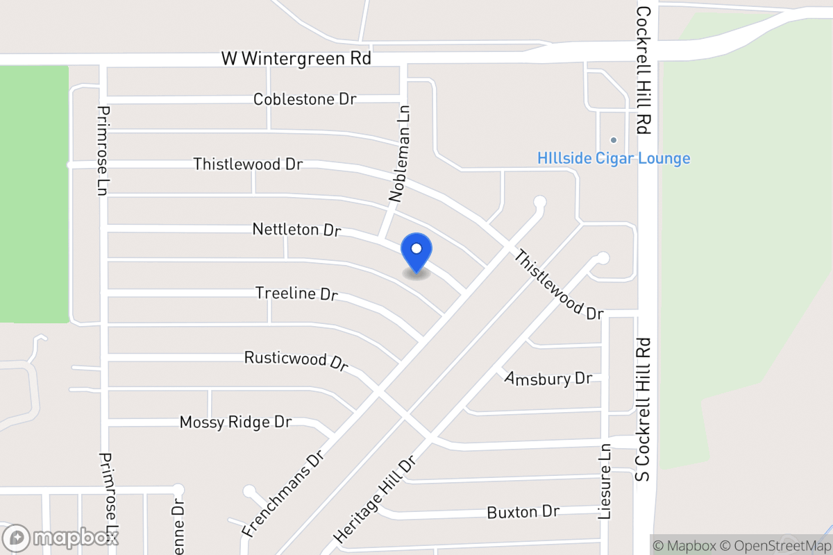 Map of 1328 Nettleton Dr