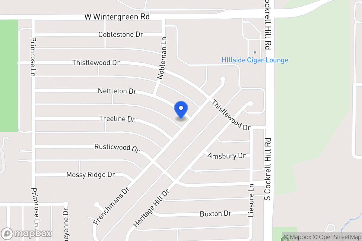 Map of 1320 Nettleton Dr