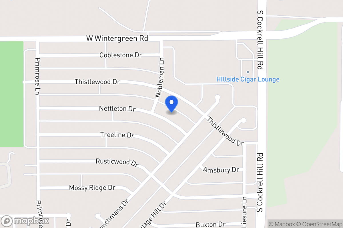 Map of 1333 Nettleton Dr