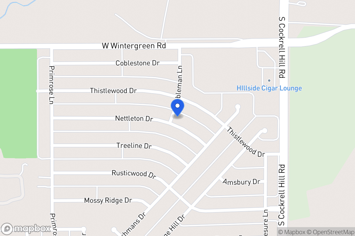 Map of 1341 Nettleton Dr