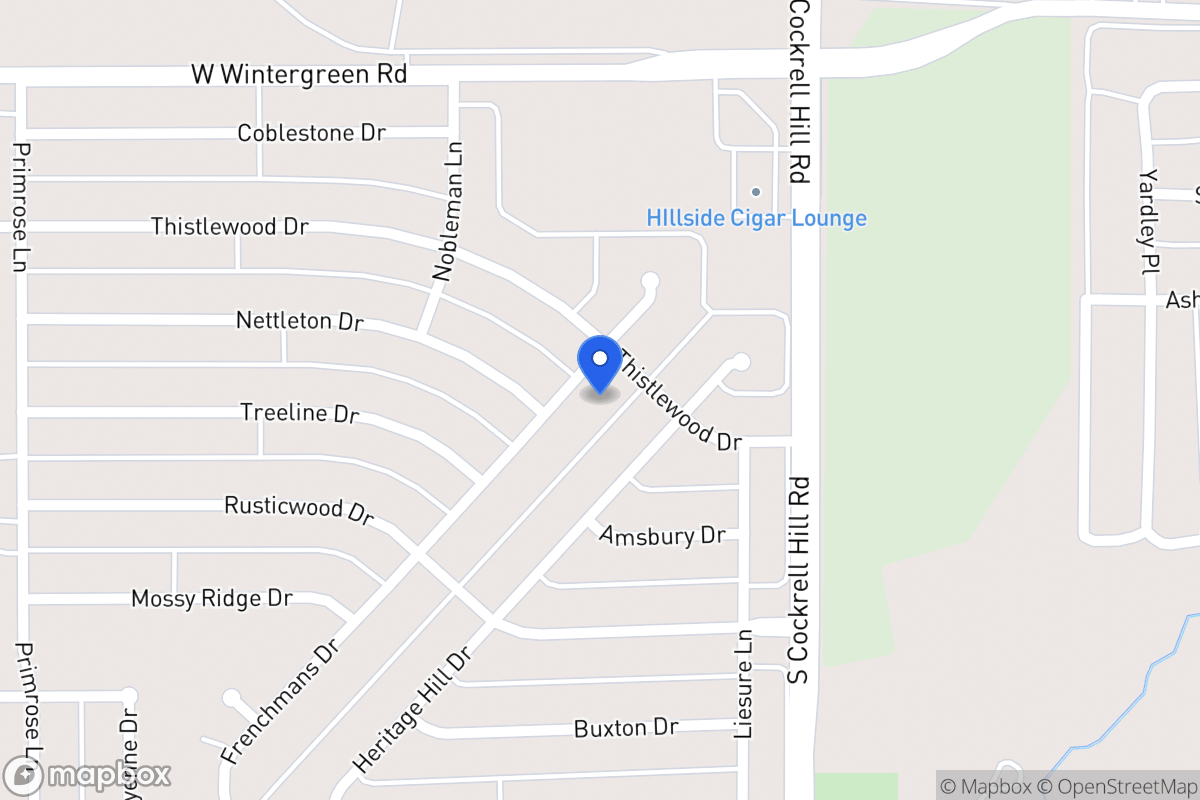 Map of 1336 Frenchmans Dr