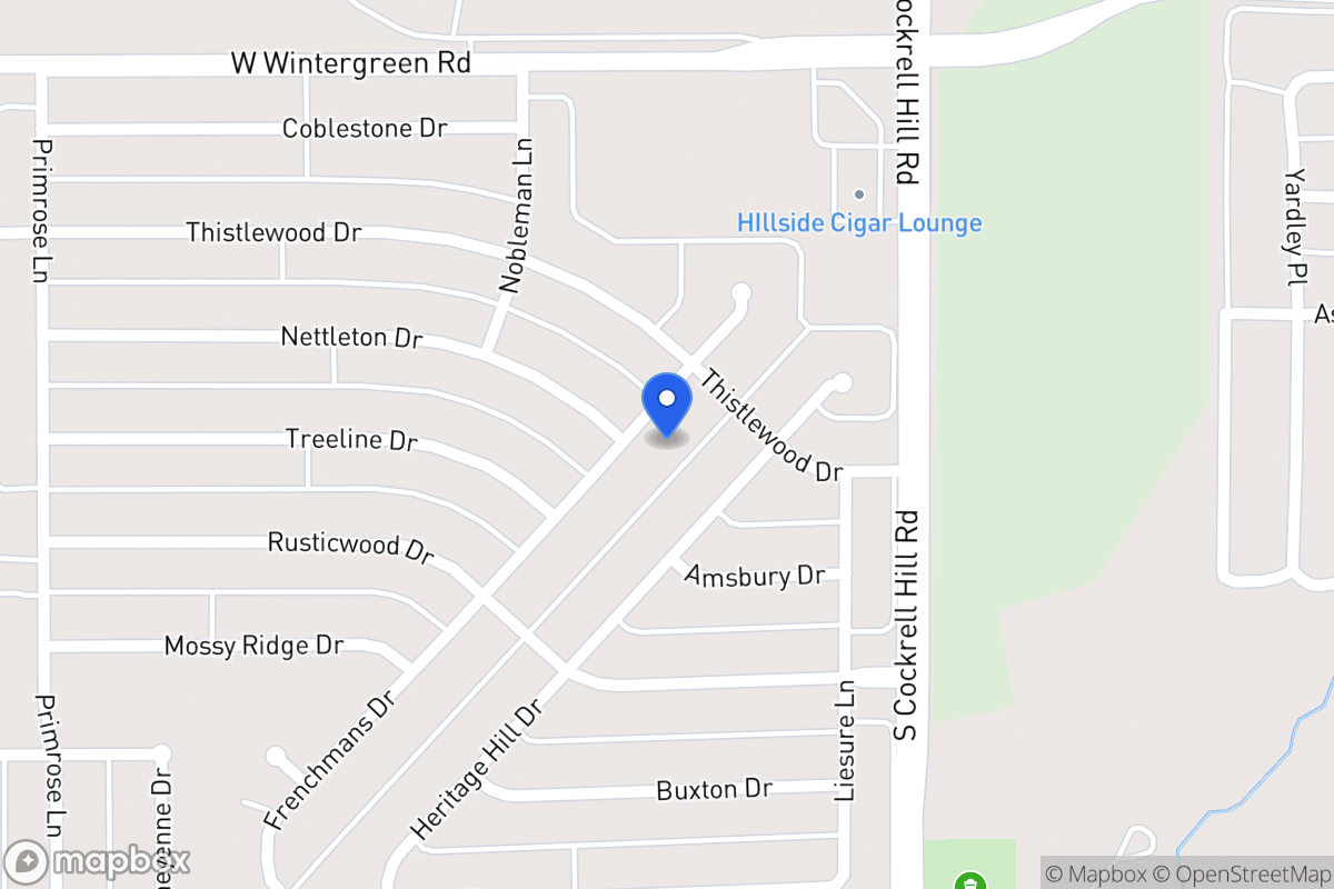 Map of 1332 Frenchmans Dr