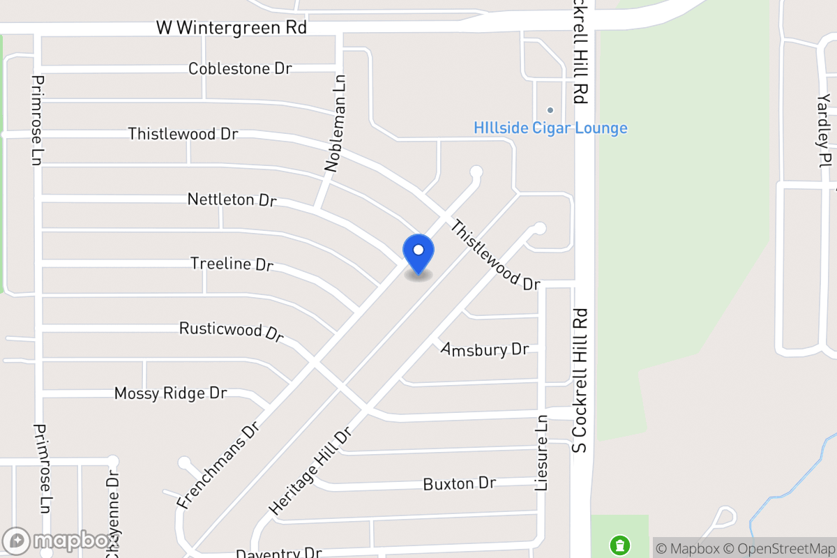 Map of 1328 Frenchmans Dr