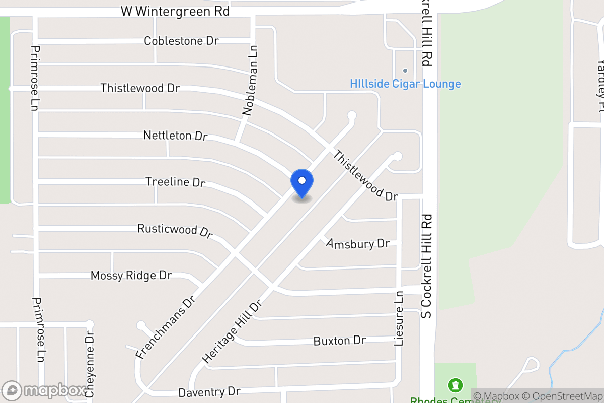 Map of 1324 Frenchmans Dr