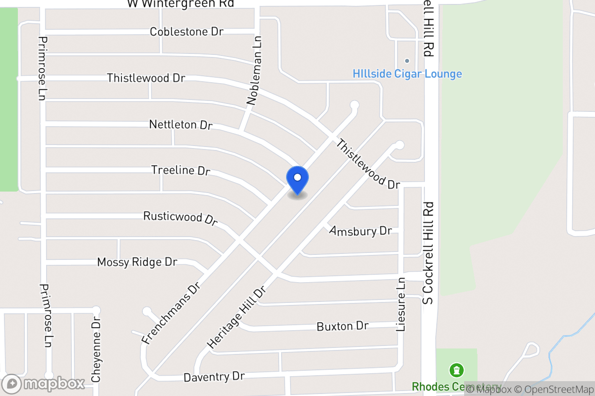 Map of 1320 Frenchmans Dr