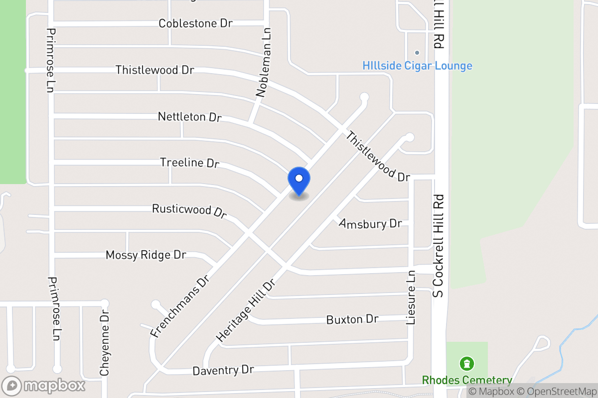 Map of 1316 Frenchmans Dr